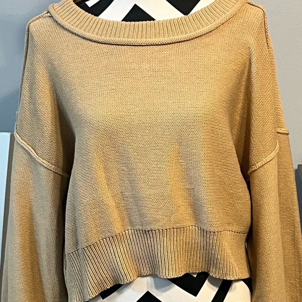 Camel Knit Sweater